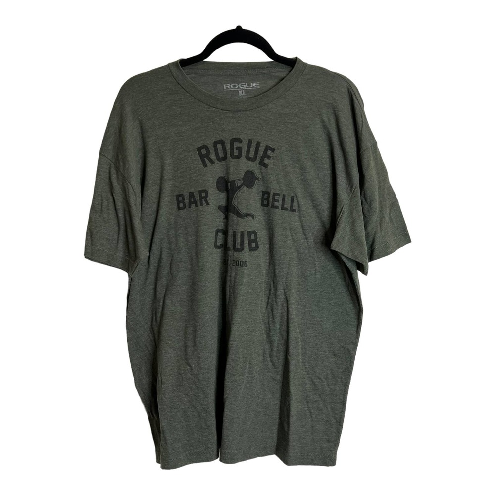 NWOT Rogue Fitness Barbell Club Graphic T Shirt Men’s XL Made in USA Black
